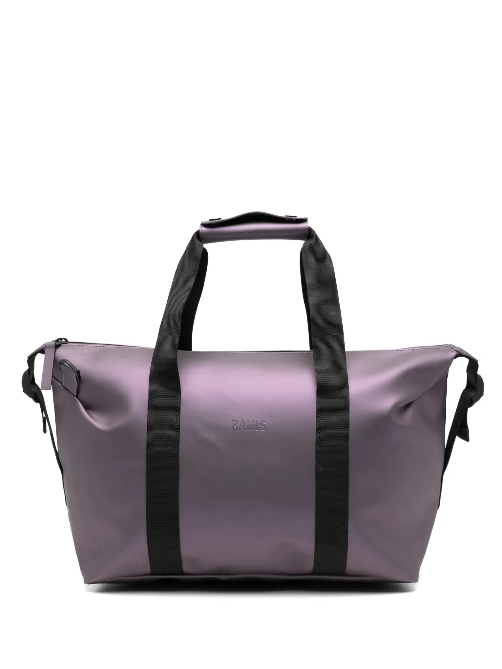 Rains small Hilo logo-debossed holdall bag - Viola