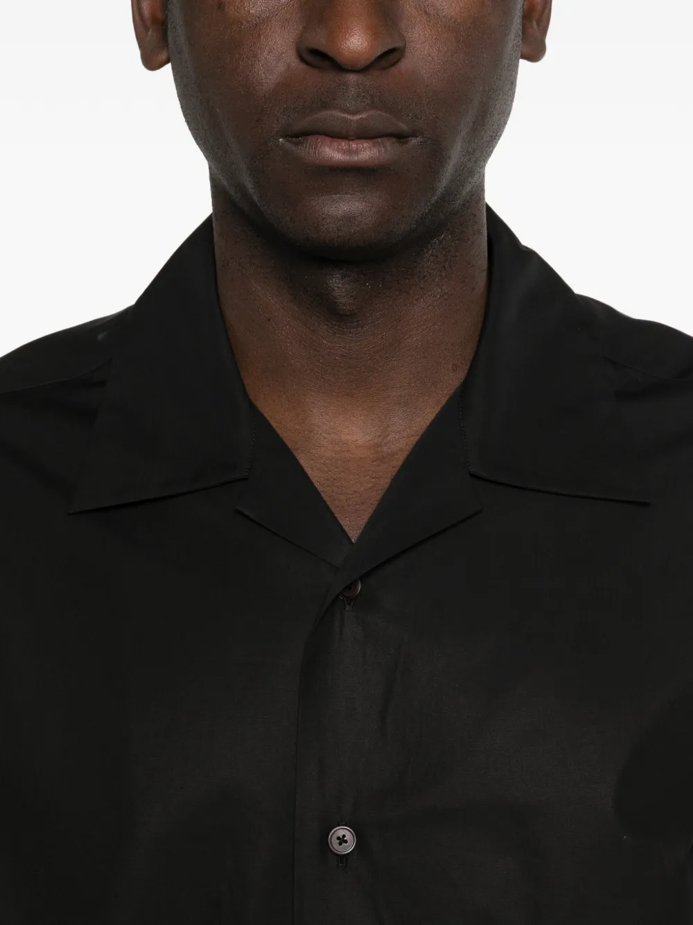 Jil Sander Katoenen overhemd Zwart