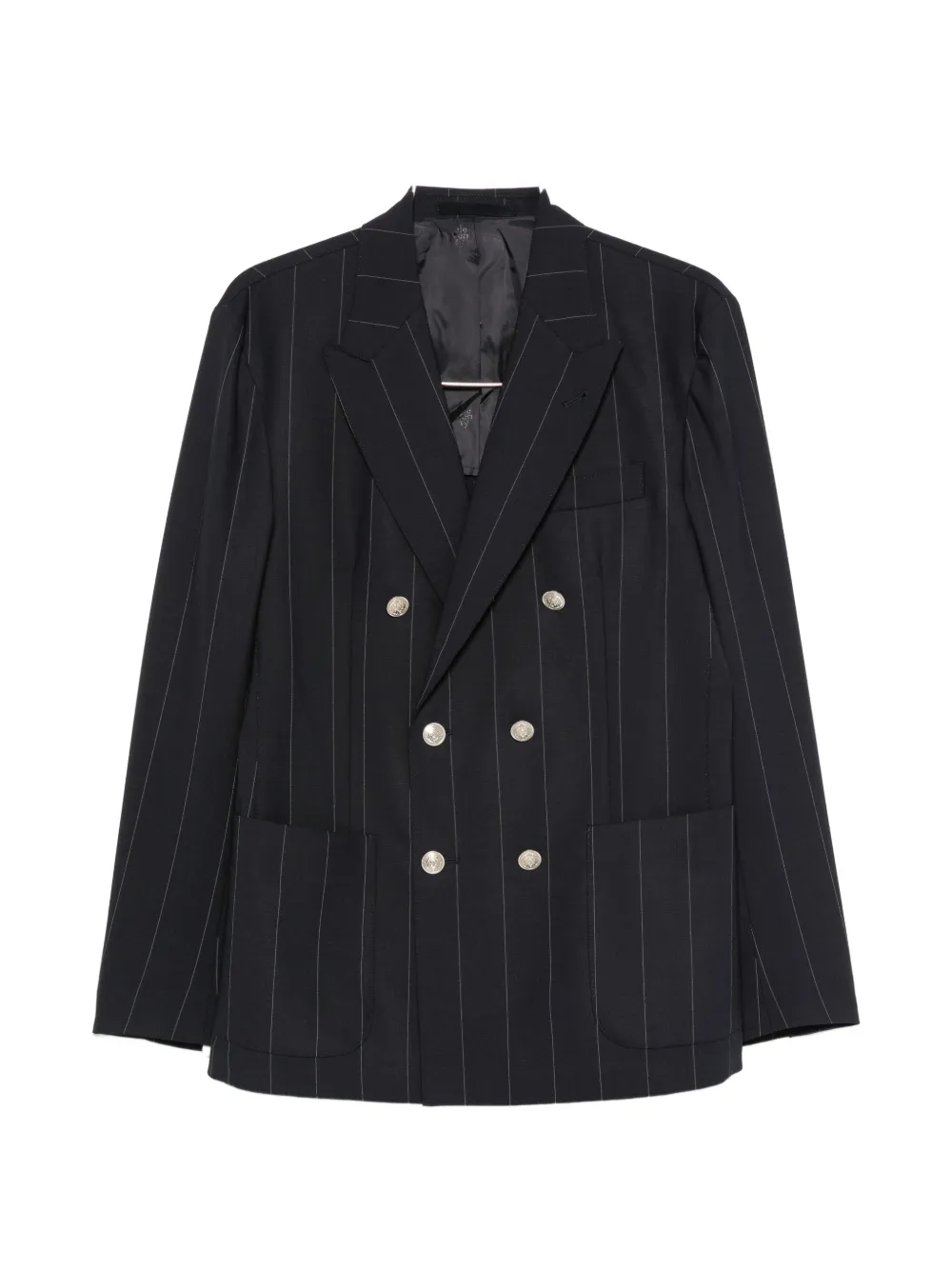 Eleventy pinstripe double-breasted suit - Blu