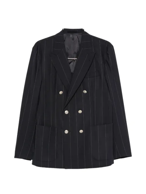 Eleventy pinstripe double-breasted suit