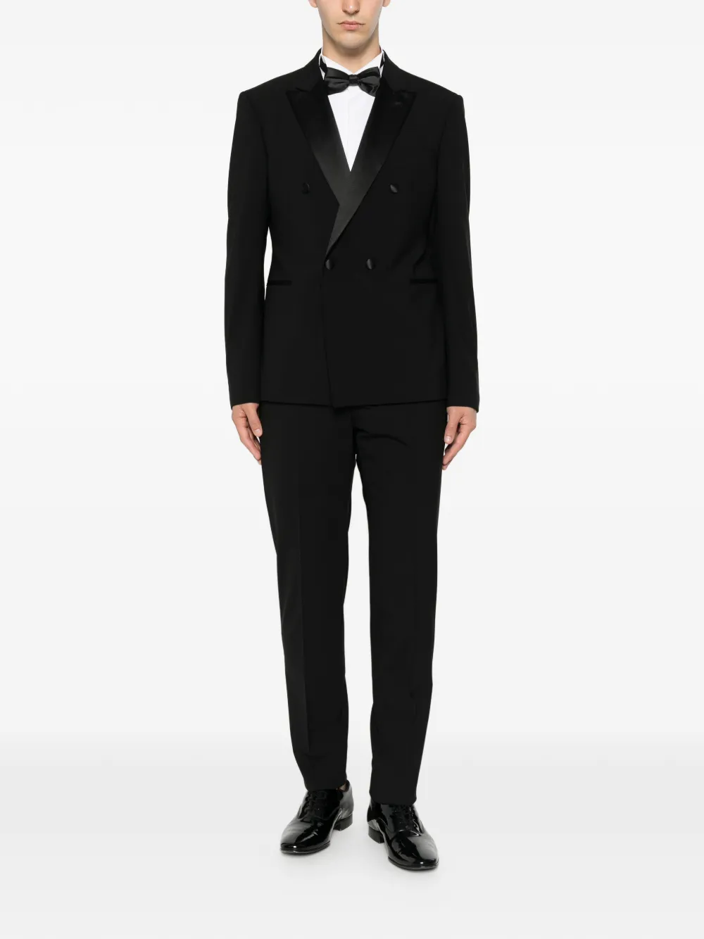 Emporio Armani Pak met dubbele rij knopen Zwart