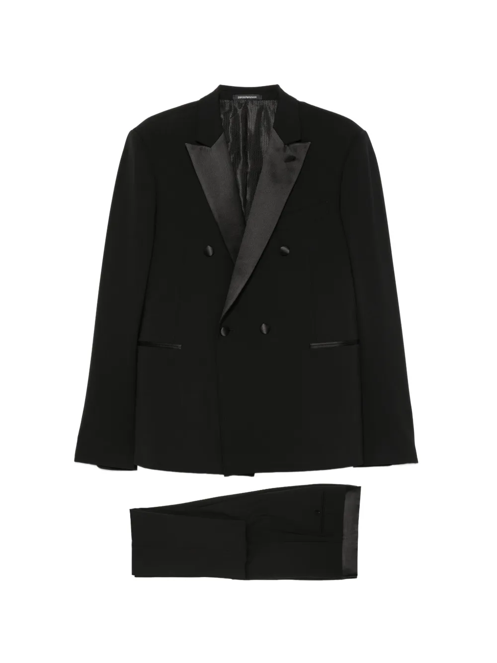 Emporio Armani double-breasted suit - Nero