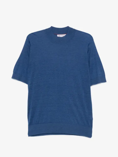 Brunello Cucinelli short-sleeve crew-neck sweater