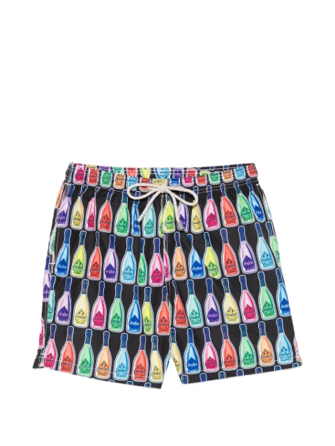 MC2 Saint Barth bottle-print drawstring swim shorts
