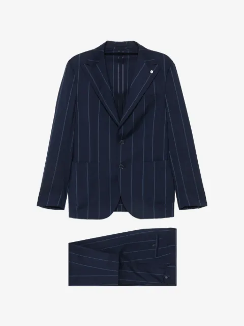 LUIGI BIANCHI MANTOVA pinstripe-pattern suit