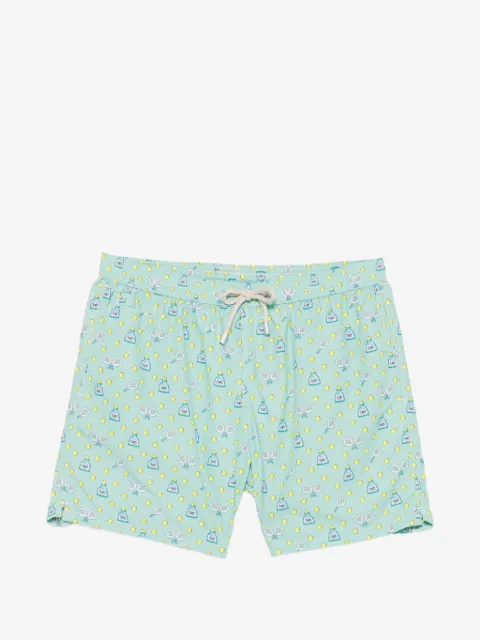 MC2 Saint Barth graphic-print swim shorts