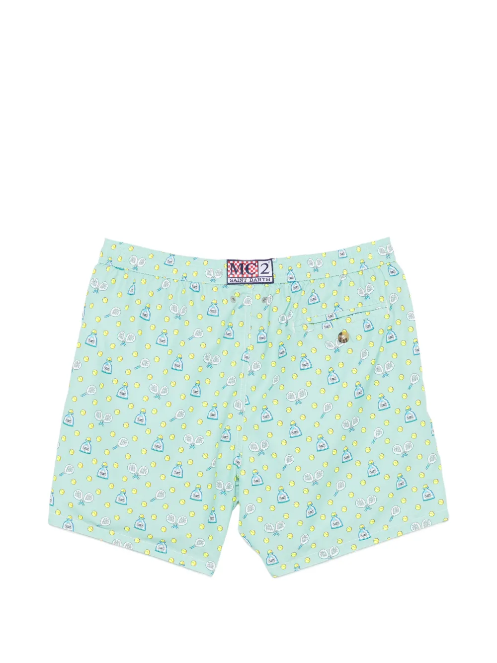 MC2 Saint Barth Zwembroek met print Groen