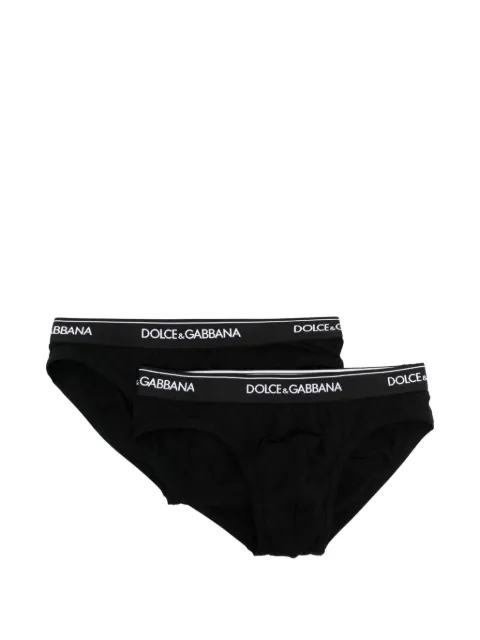 Dolce & Gabbana logo-detail briefs (set of two)