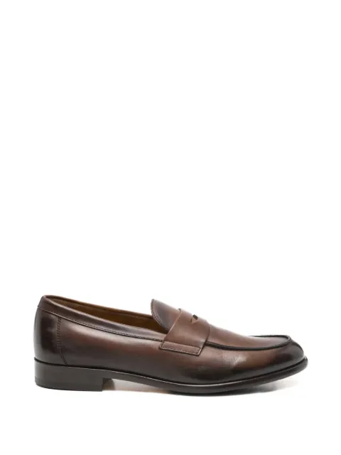 Doucal's polished leather loafers