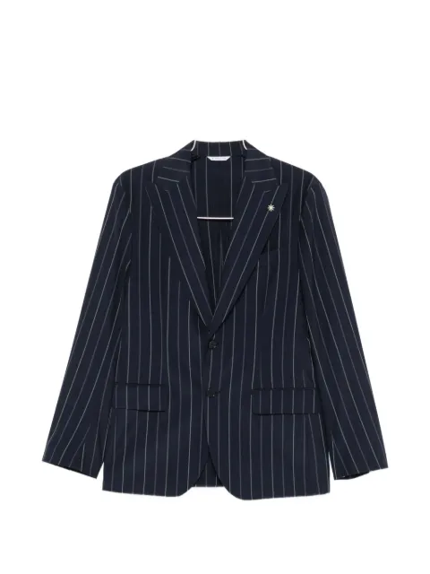 Manuel Ritz pinstripe-pattern single-breasted suit