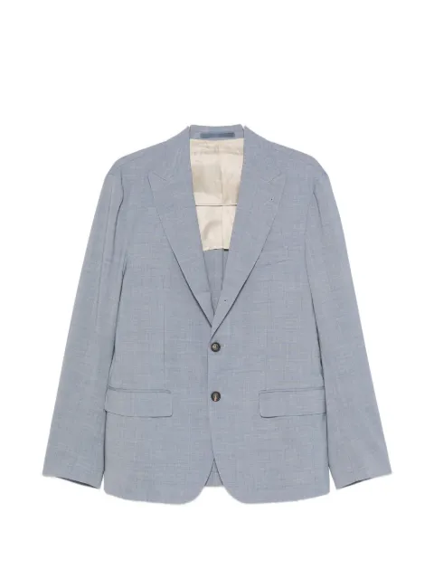 Eleventy peak-lapels single-breasted suit