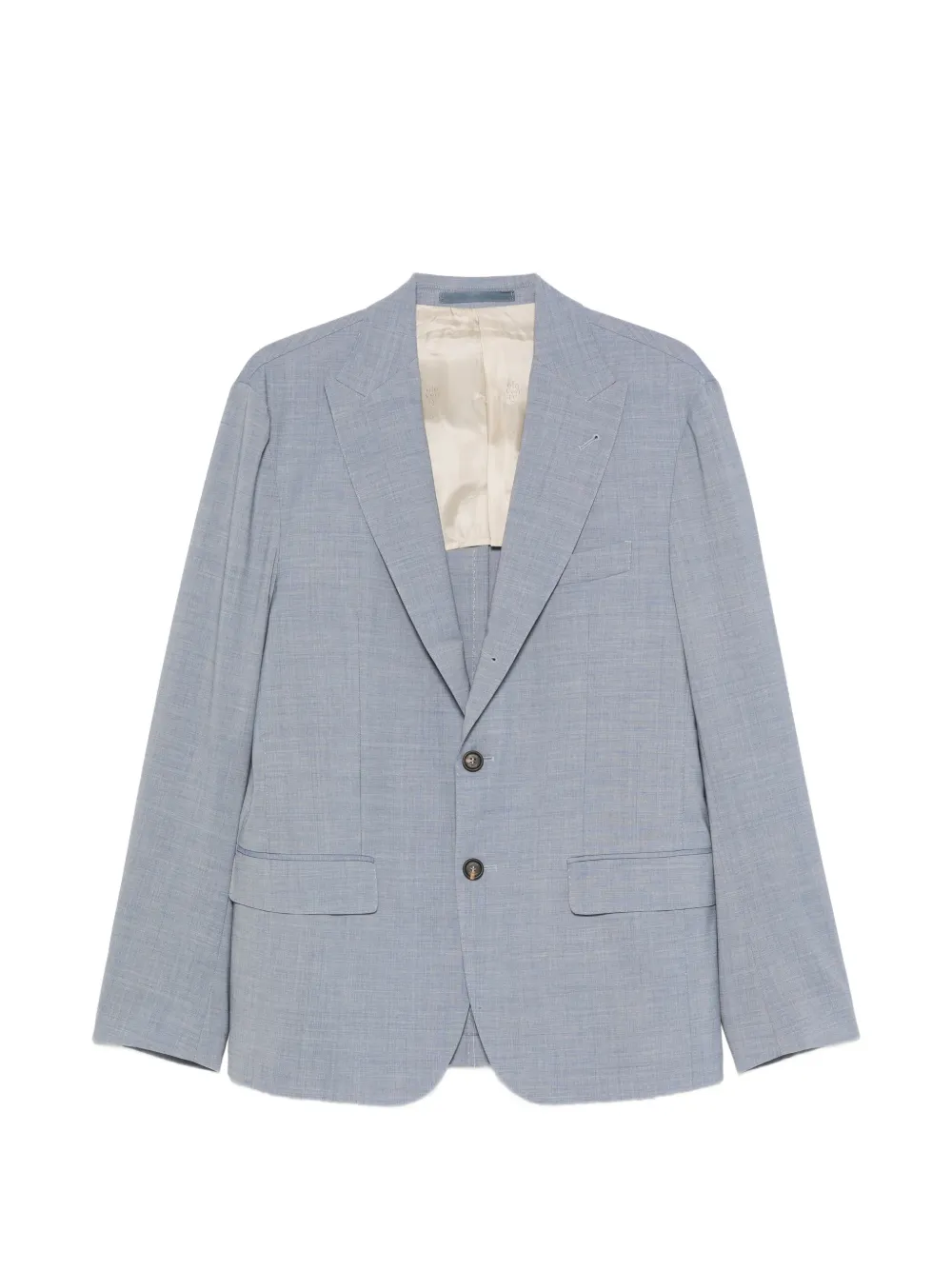 Eleventy peak-lapels single-breasted suit - Blu