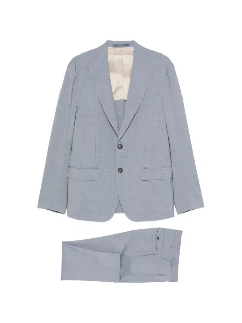 Eleventy peak-lapels single-breasted suit