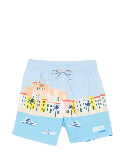 MC2 Saint Barth Gustavia Ibiza-print swim shorts