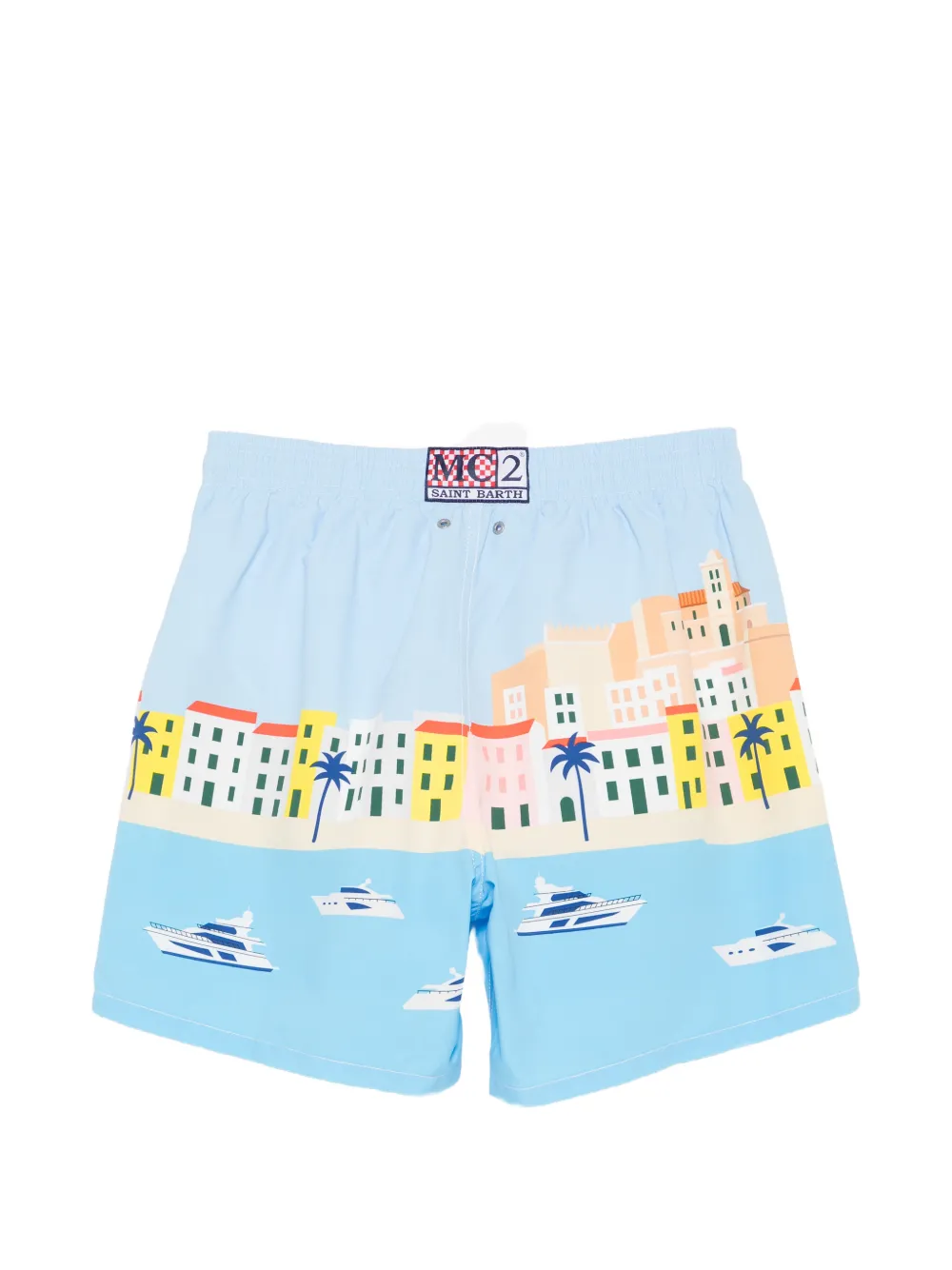MC2 Saint Barth Gustavia zwembroek met print Blauw