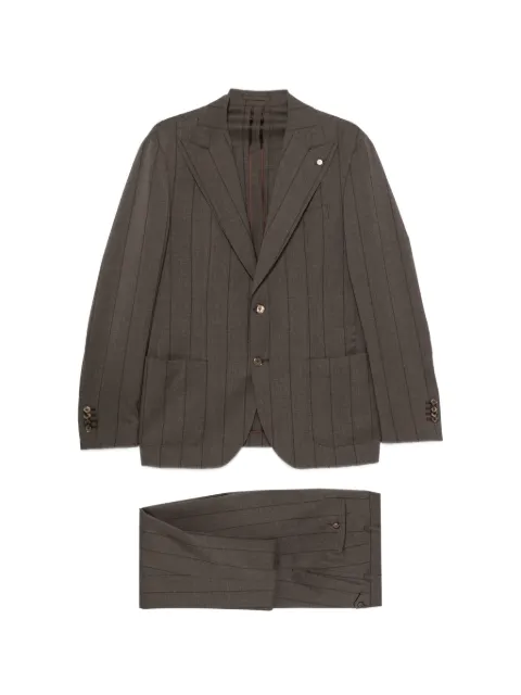 LUIGI BIANCHI MANTOVA pinstripe-pattern suit