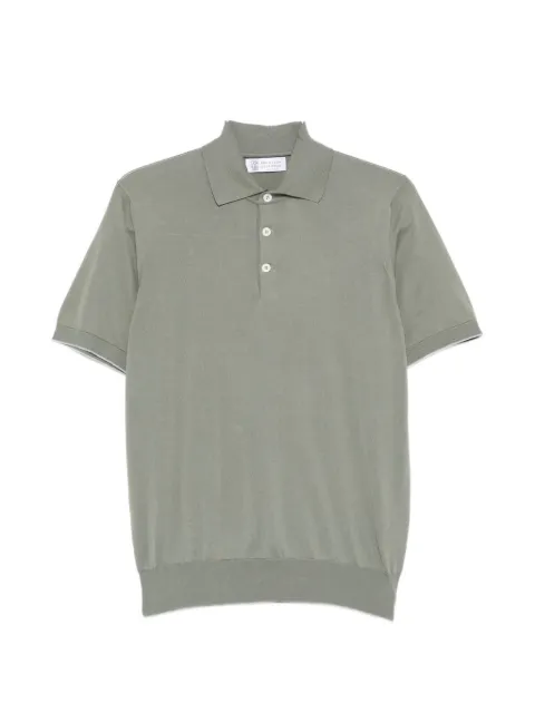 Brunello Cucinelli short-sleeved buttoned polo shirt