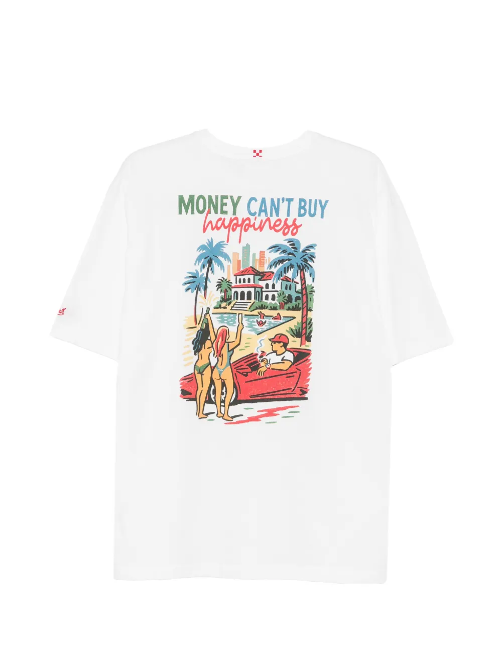 MC2 Saint Barth Delmar T-shirt met tekst Wit