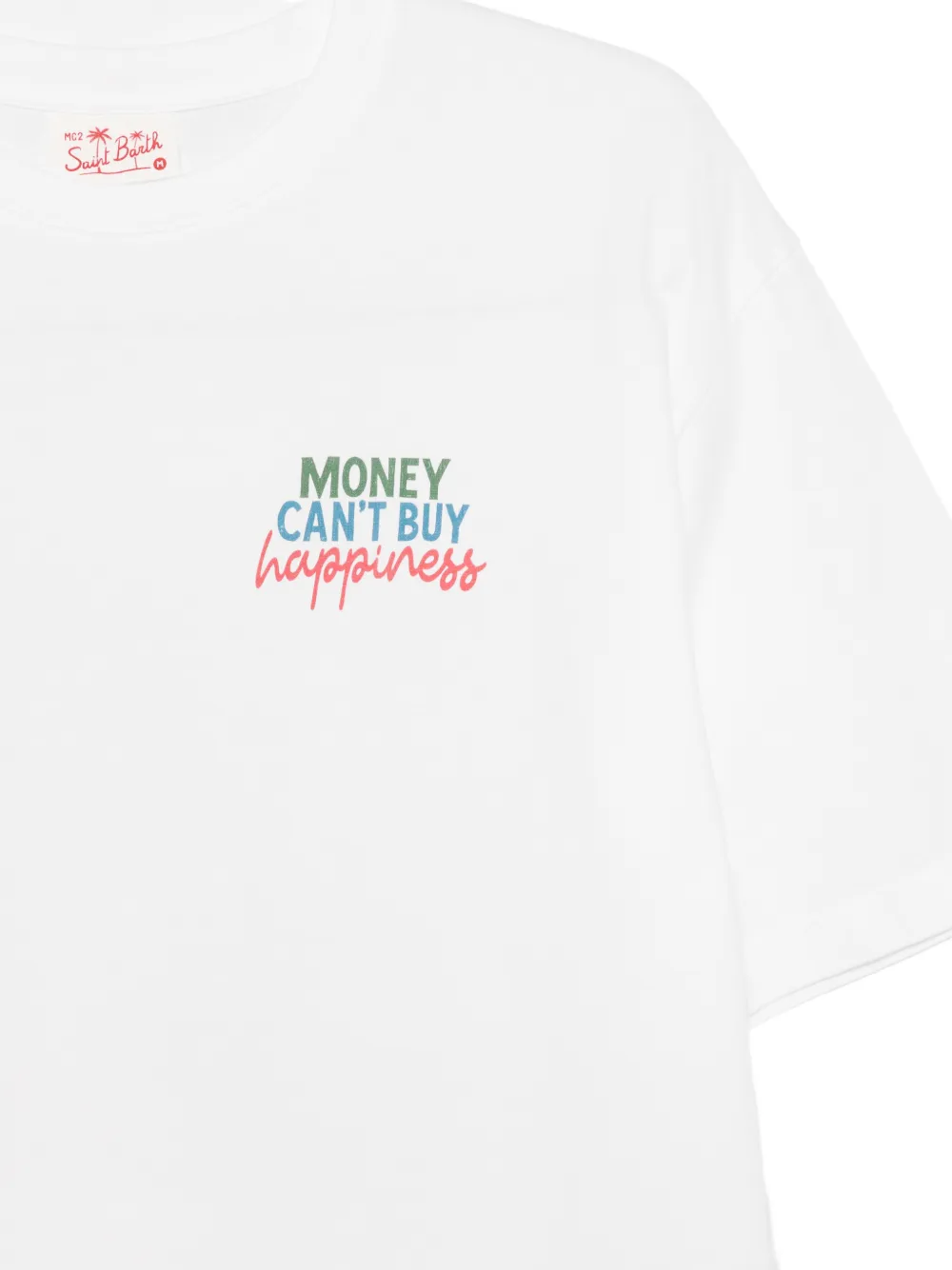 MC2 Saint Barth Delmar T-shirt met tekst Wit