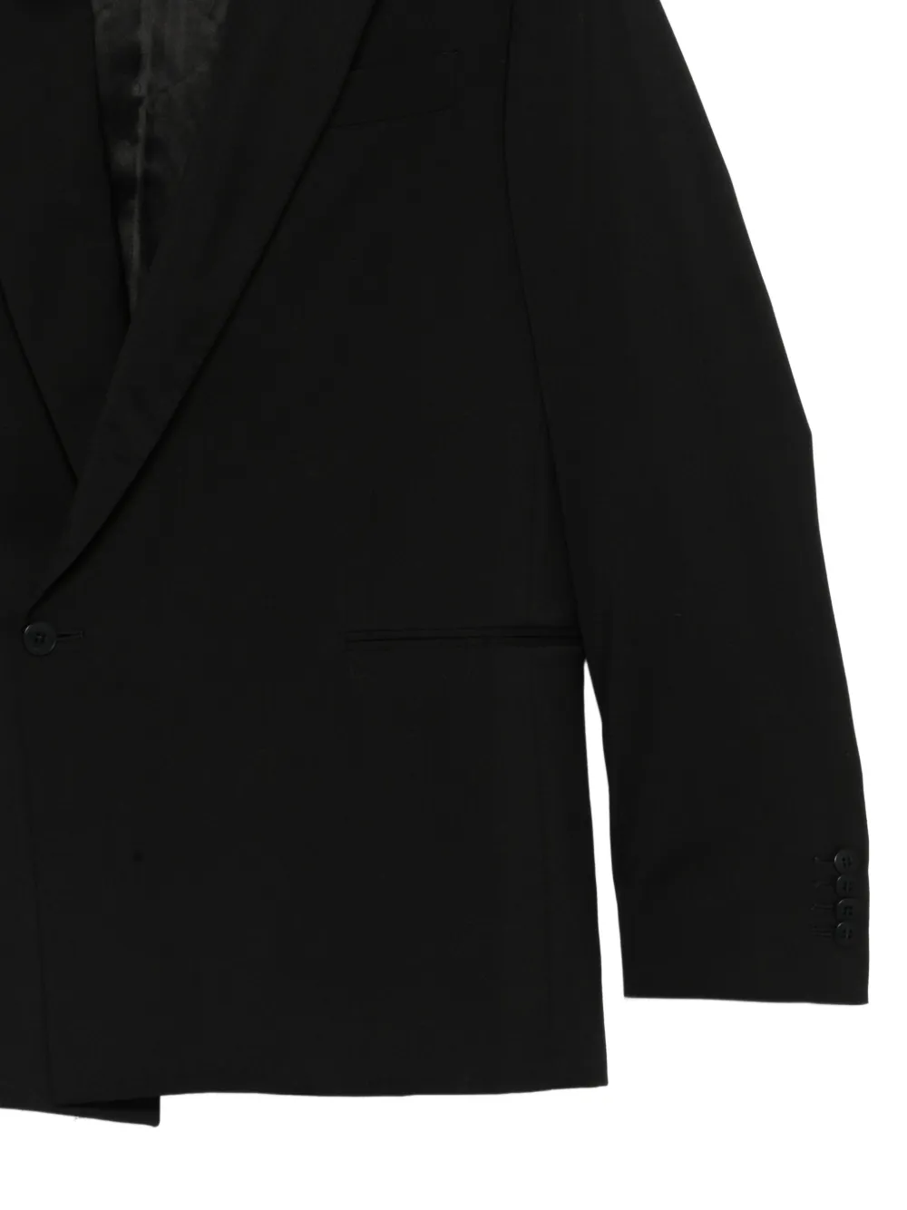 Costumein Donatien blazer met enkele rij knopen Zwart