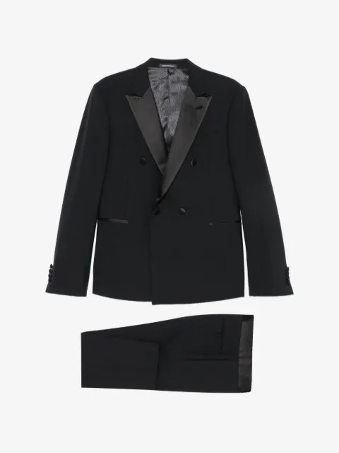 Emporio Armani ピークドラペル ダブルスーツ