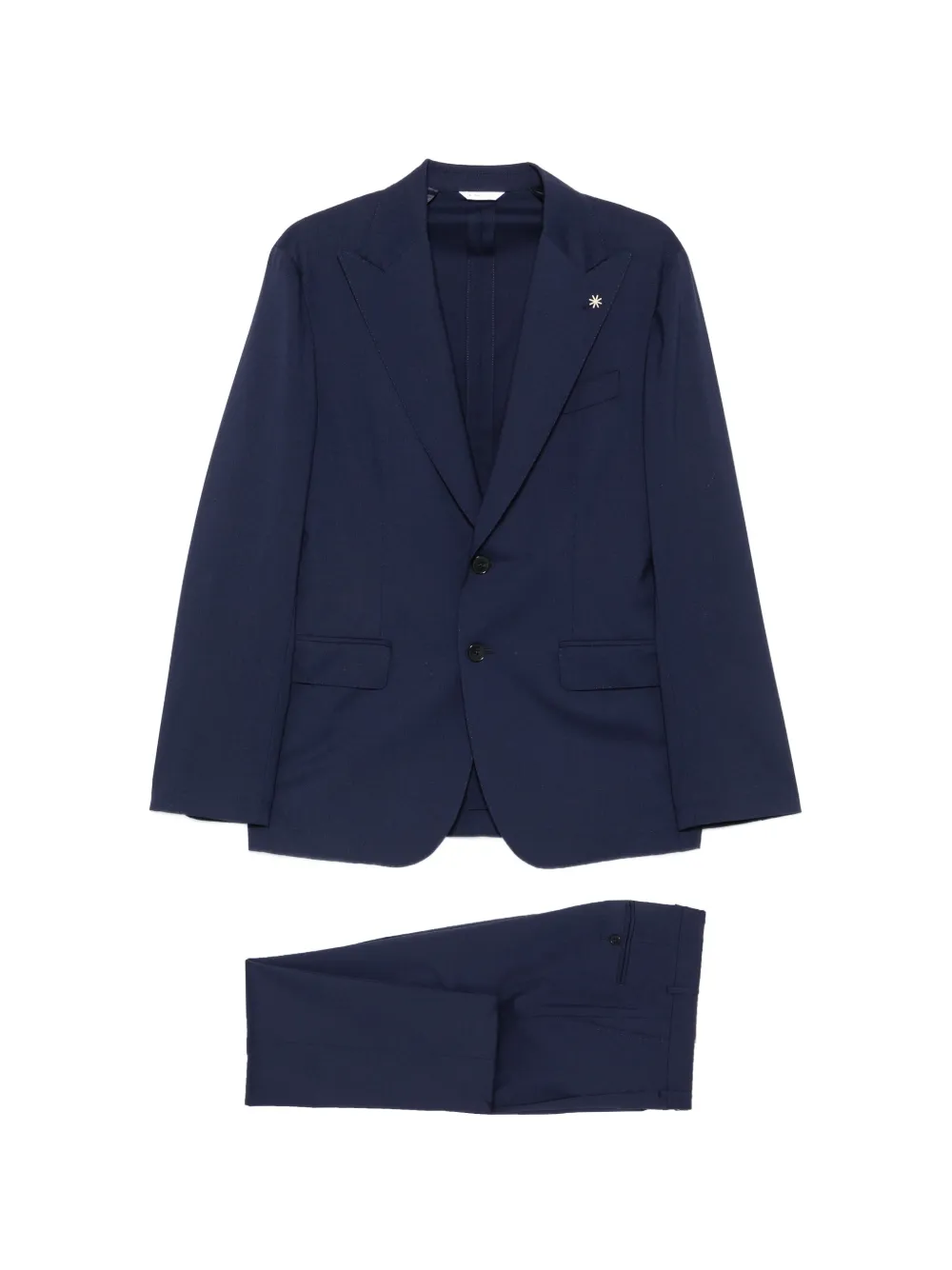 Manuel Ritz single-breasted suit - Blu