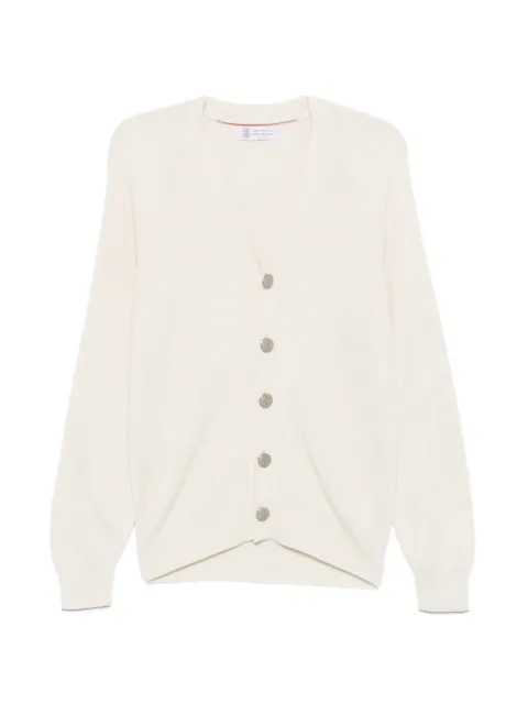Brunello Cucinelli button ribbed cardigan