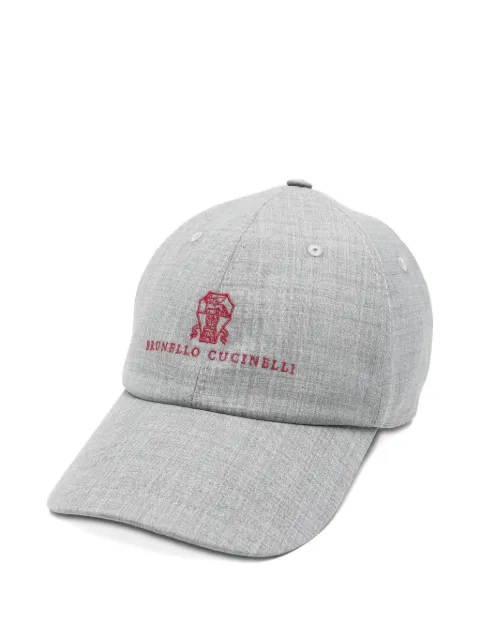 Brunello Cucinelli embroidered-logo baseball cap