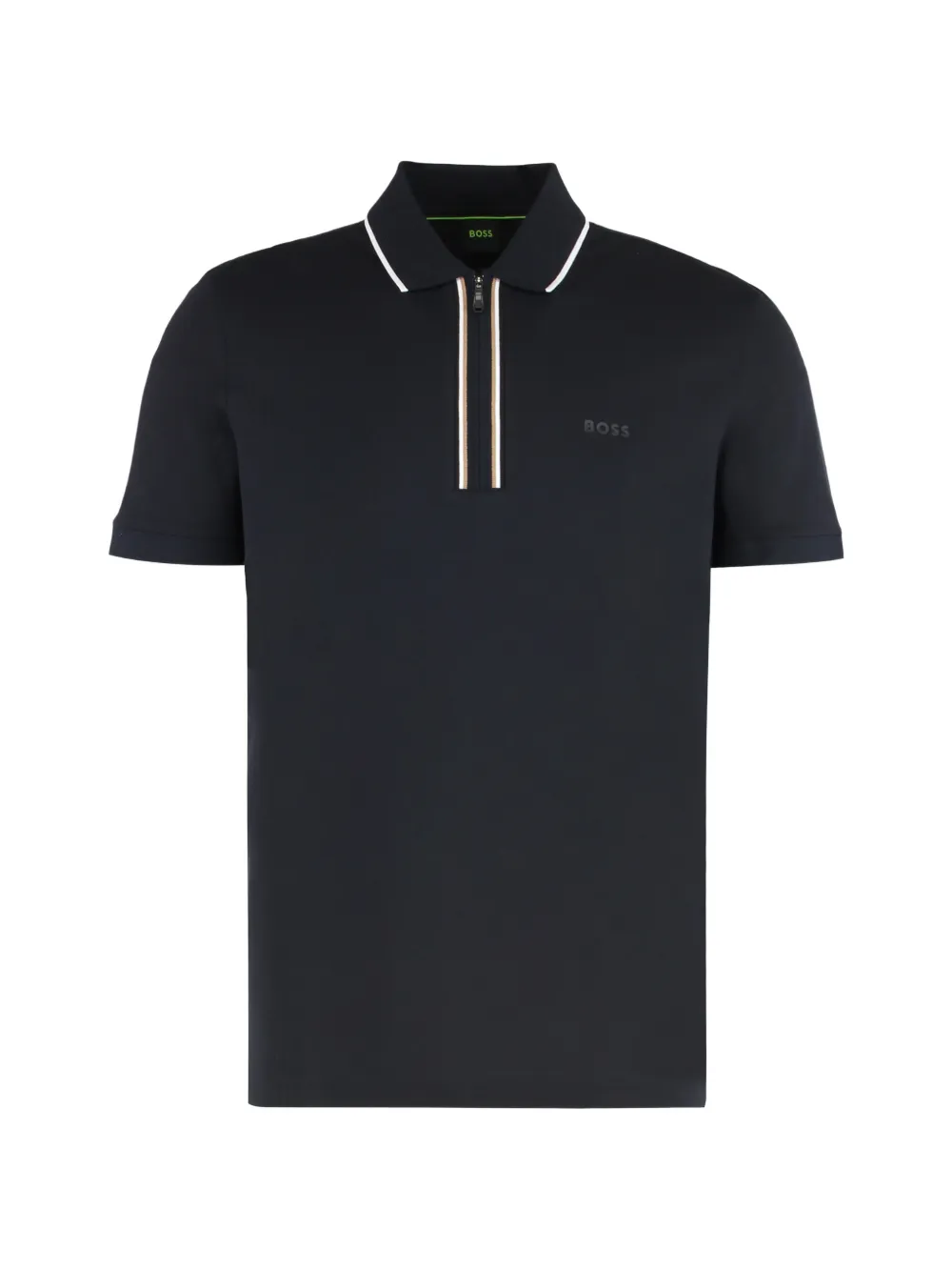 BOSS half-zip polo shirt - Nero