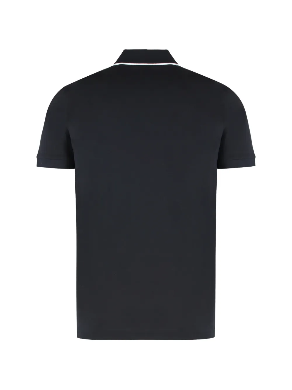 BOSS half-zip polo shirt - Zwart