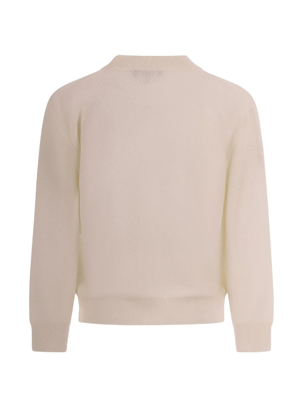 Emporio Armani Kids Vest met zak en knoop Beige
