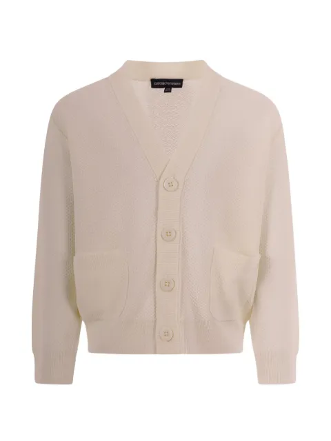Emporio Armani Kids button pocket cardigan