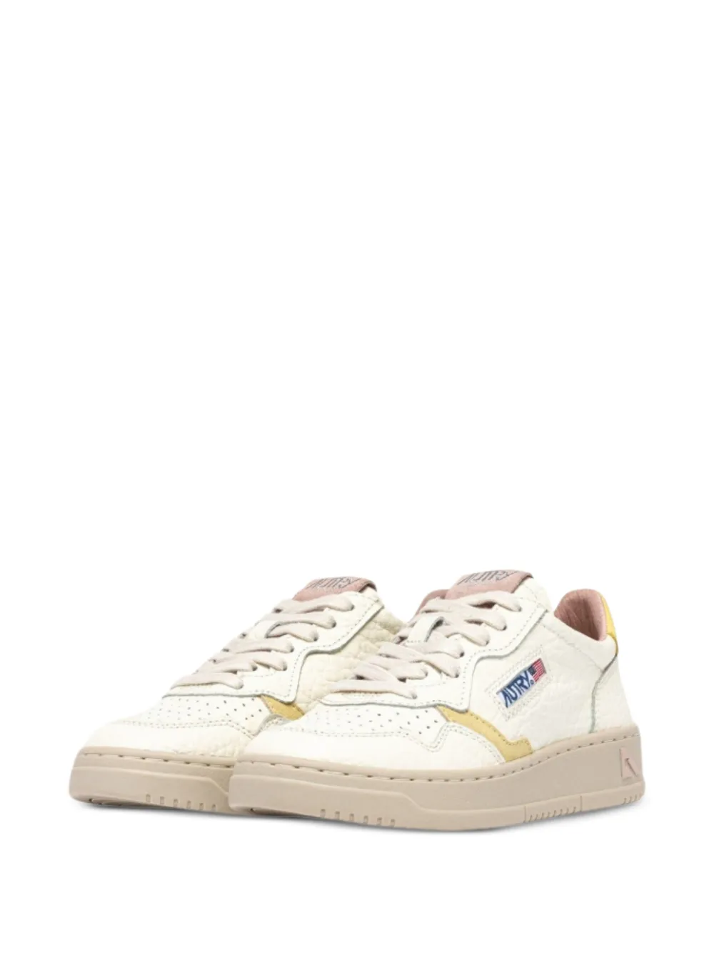 Autry Medalist lace-up sneakers - Beige