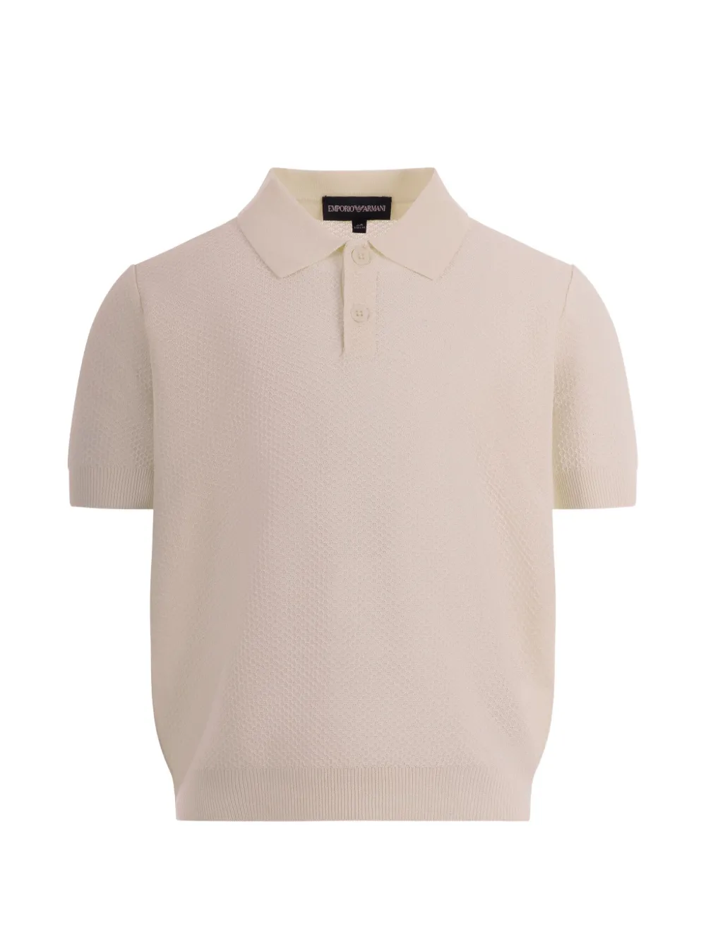 Emporio Armani Kids short-sleeve polo shirt - Toni neutri