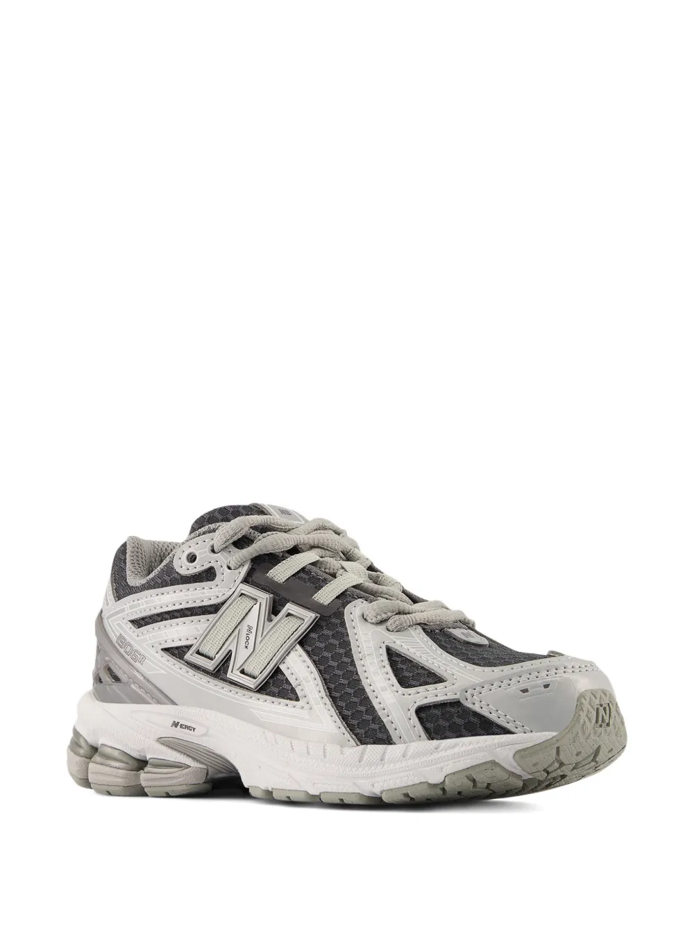 New Balance Kids 1906 logo-patch sneakers - Grigio
