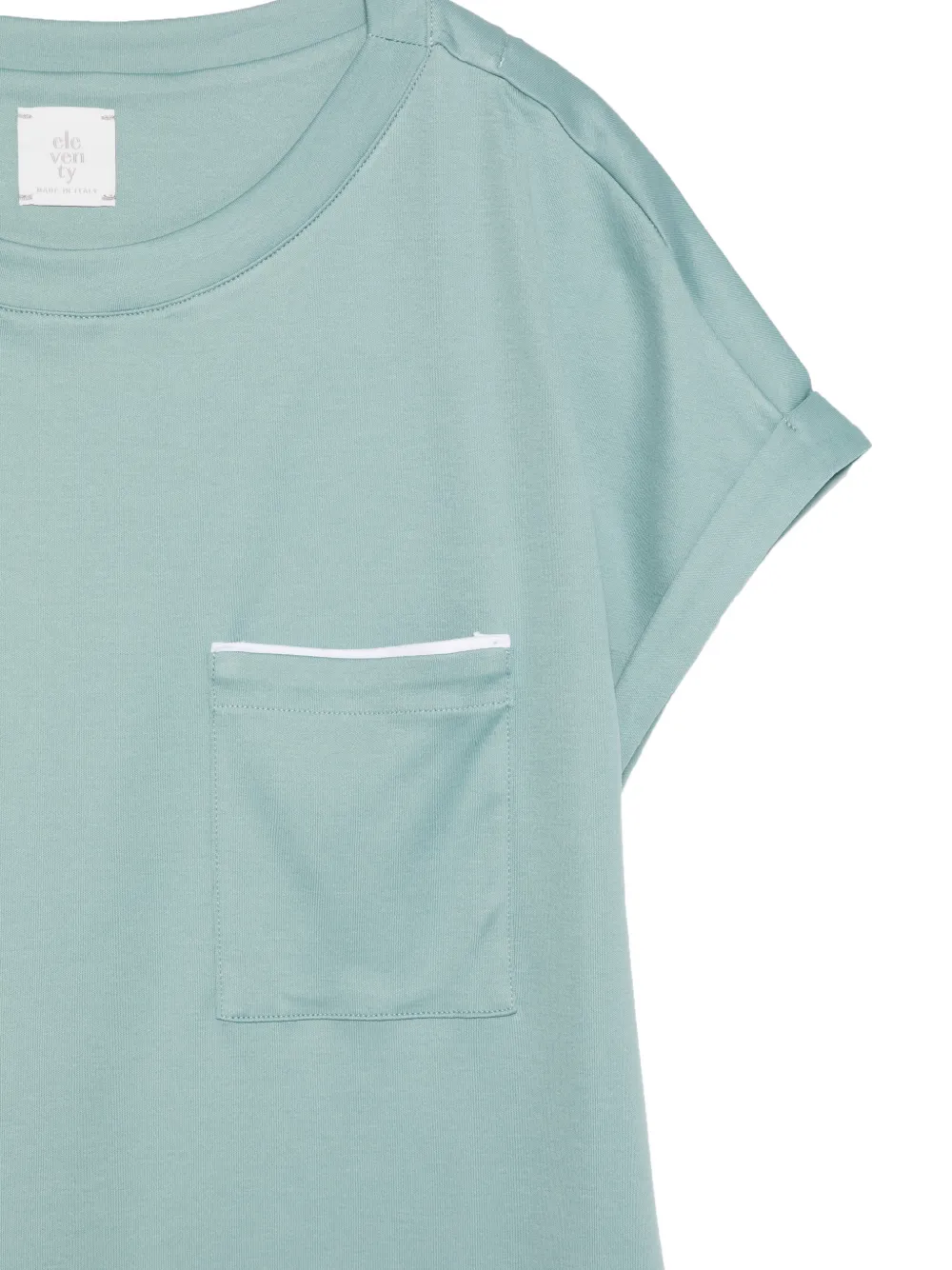 Eleventy Chest-pocket T-shirt - Green 