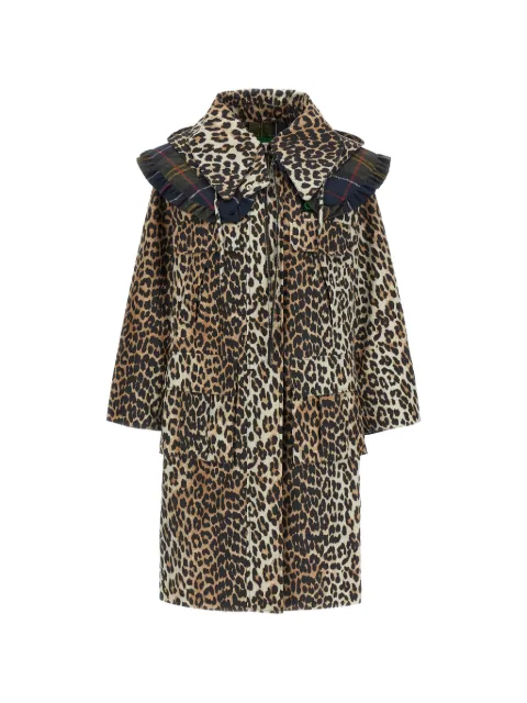 Barbour parka con animal print de Barbour x GANNI