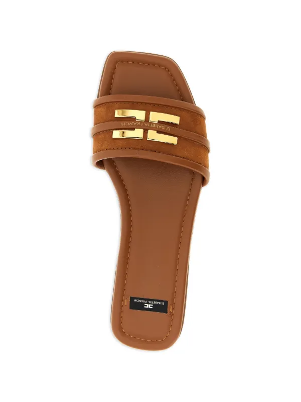 Claquettes Cuir Femme – Mocassins Plats Marron – Taille 36 – Neuf Sans Boîte