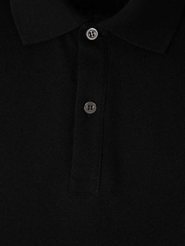 Alexander McQueen ハーネスディテール ポロシャツ | ブラック