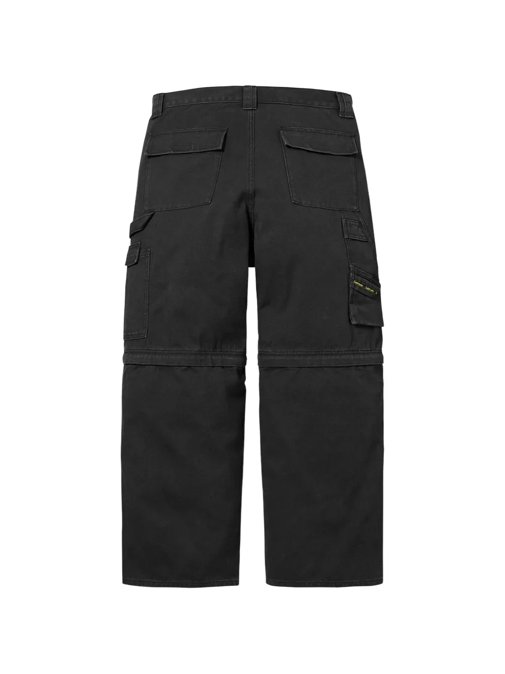 Supreme Cargo broek met rits Zwart