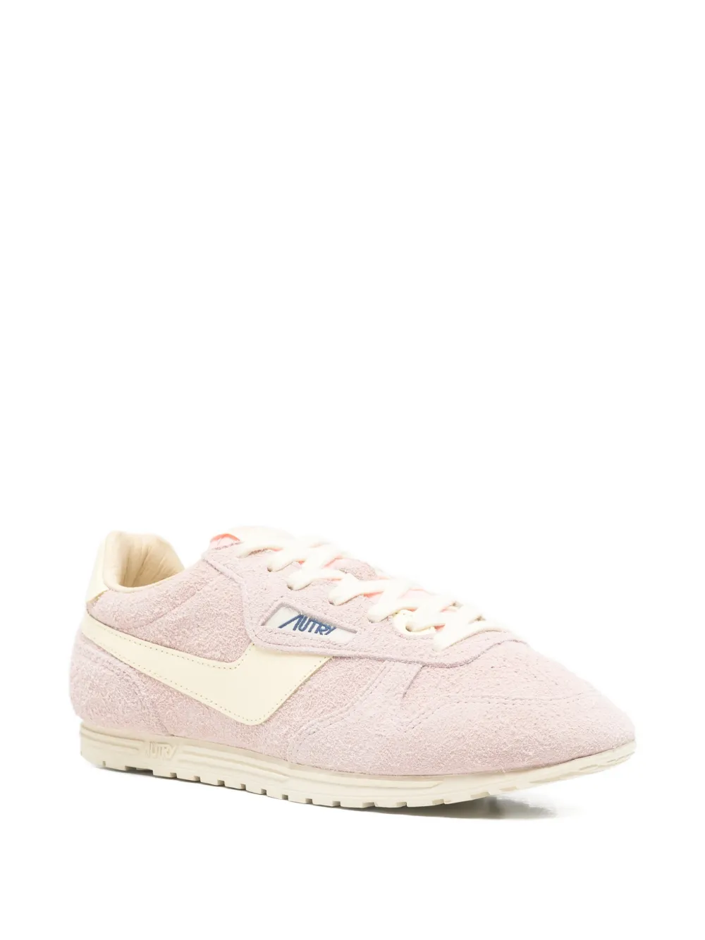 Autry Reelwind low-top suède sneakers Roze