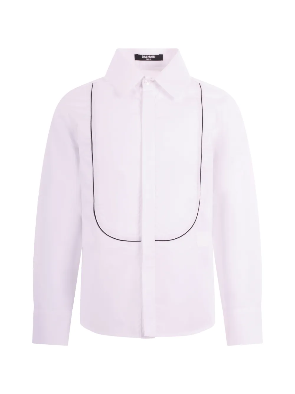 Balmain Kids Camicia con colletto classico - Bianco