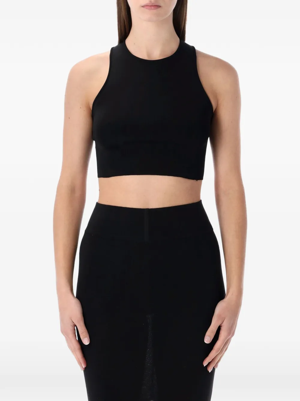 Rick Owens cropped top - Schwarz