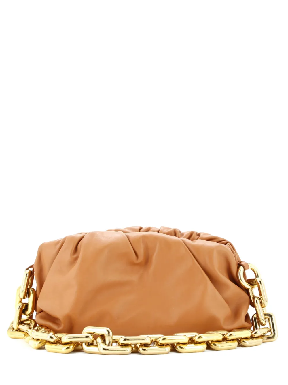 Bottega Veneta Pre-Owned Borsa a spalla The Chain Teen in pelle - Marrone