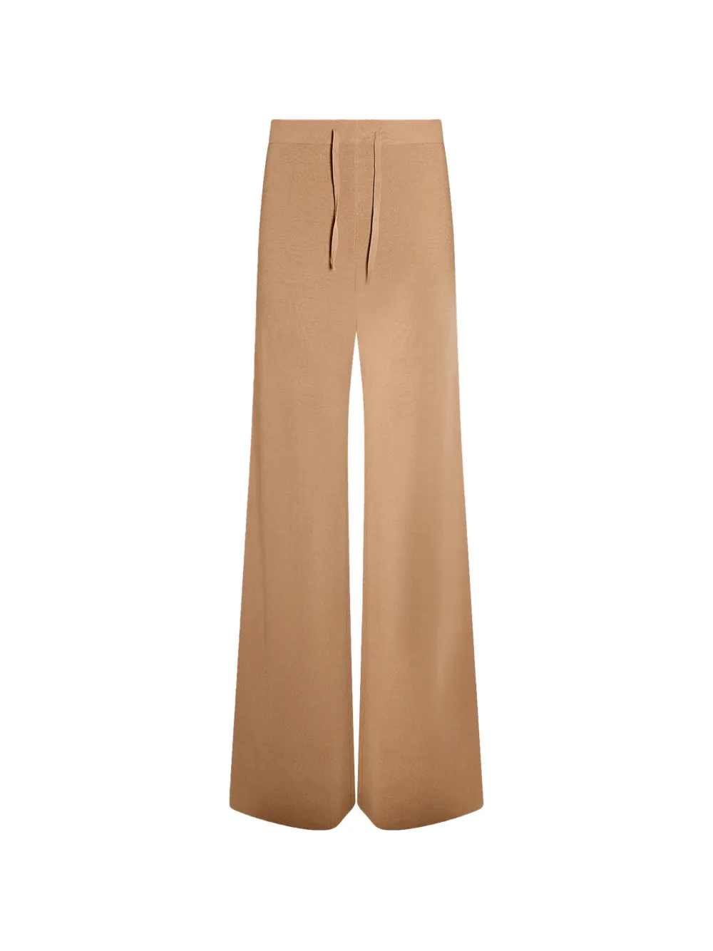 Yves Salomon knit wide-leg trousers - Nude