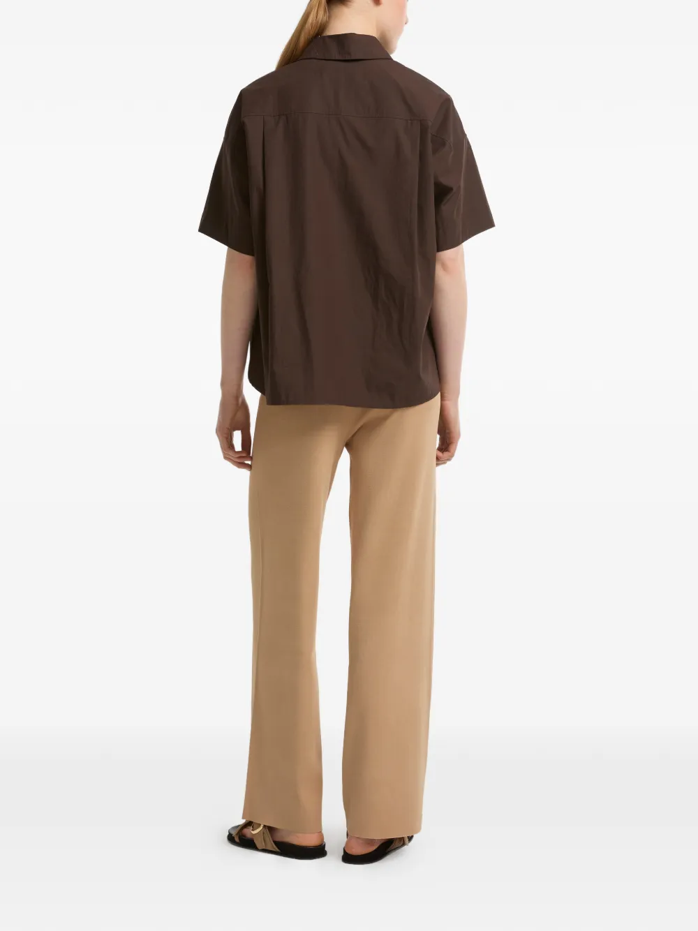 Yves Salomon Broek met wijde pijpen Beige