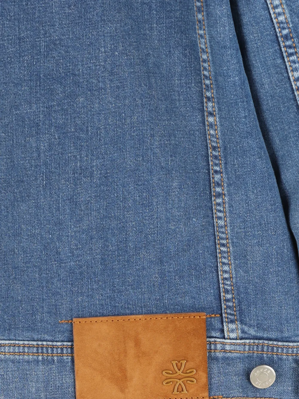  Jacob Cohën Buttoned Denim Jacket - Blue 