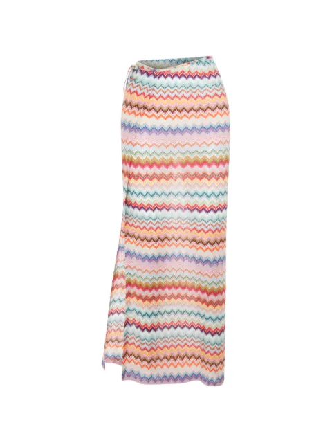 Missoni юбка макси с узором зигзаг