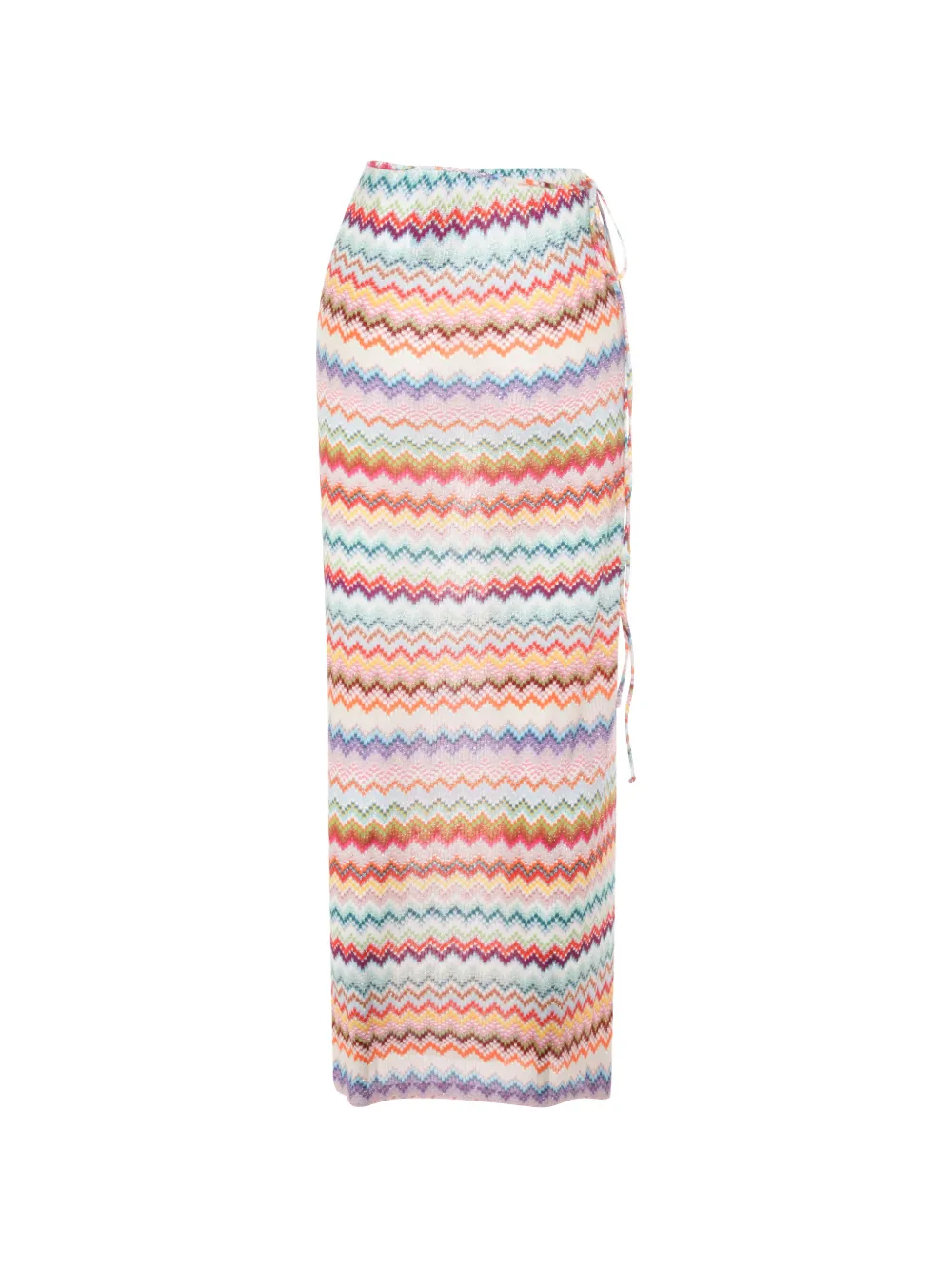 Missoni zigzag tie maxi skirt - Beige