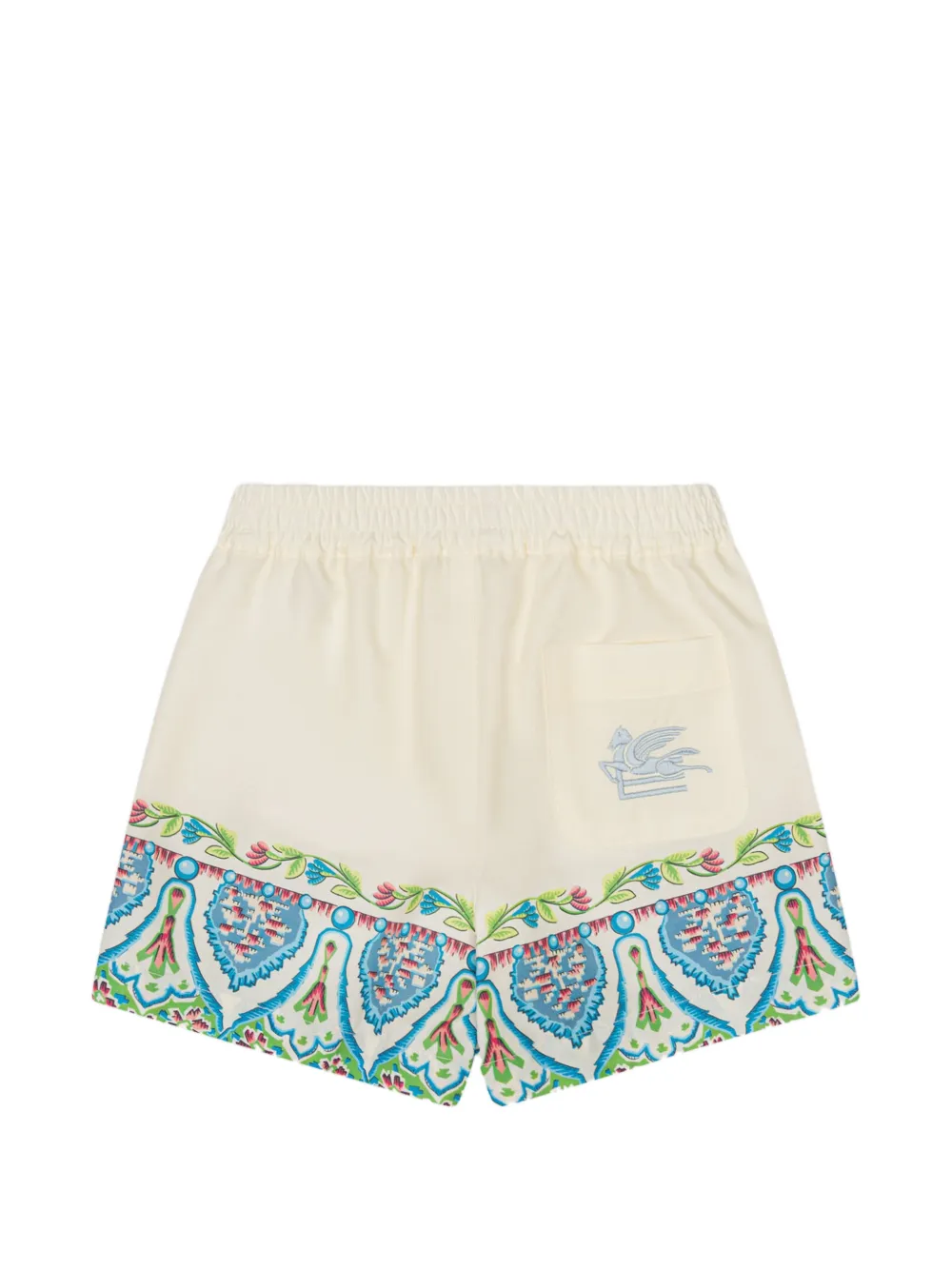  Etro Kids Floral-print Shorts - Neutrals 